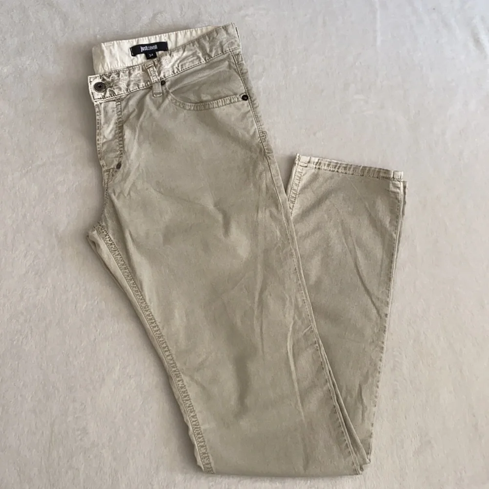 {NWT} Just Cavalli | Button Fly Five Pocket Stretch Cotton Trouser Pants (34) - Picture 1 of 16